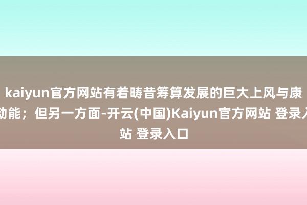 kaiyun官方网站有着畴昔筹算发展的巨大上风与康健动能；但另一方面-开云(中国)Kaiyun官方网站 登录入口